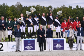 British Showjumping's Team NAF Juniors win FEI Jumping Nations Cup™ Final