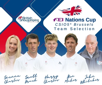 British Showjumping Team announced for CSIO5* Brussels FEI Nations Cup