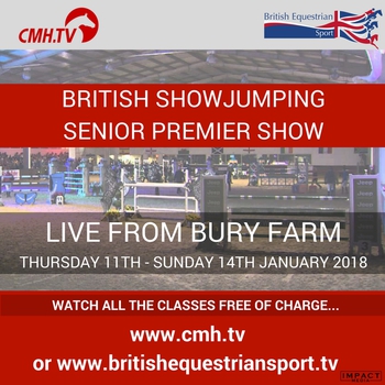 Live streaming from the Winter Premier Show at Bury Farm starts tomorrow!