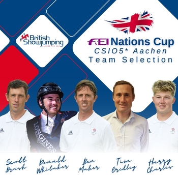 British Showjumping Team announced for CSIO5* Aachen FEI Nations Cup