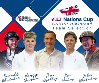 British Showjumping Team announced for CSIO5* Hickstead FEI Nations Cup