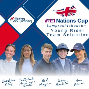 British Showjumping’s Youth Teams announced for Nations Cup in Lamprechtshausen, Austria