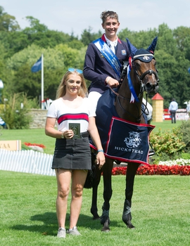 Iwan Carpenter heads The Hooper Family Winter 138cms Championship at Hickstead’s BHS Royal International Horse Show
