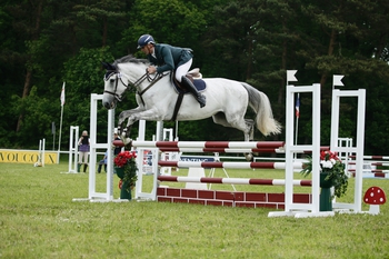 Jonathan Egmore wins the KBIS Insurance Senior British Novice Second Round at Houghton International Horse Trials