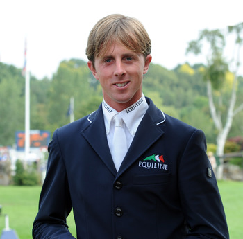 Ben Maher wins the leading rider award at London Olympia.