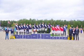 Team NAF Young Riders 2nd in their FEI Nations Cup Final, Belgium