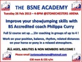 New Date for the North East Academy - Tuesday 26th February