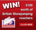 5 lots of £100 British Showjumping Vouchers to giveaway