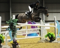 Chloe Reynolds takes the top spot in The Champagne Cave Winter Grades B&C at Onley Grounds Equestrian Centre