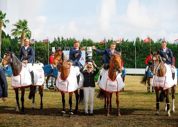 British Showjumping’s Team NAF win Vejer CSIO3* Nations Cup British Showjumping’s Team NAF win Vejer CSIO3* Nations Cup