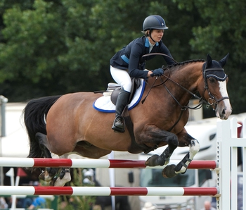 Helen Tredwell lands the International Stairway at Royal Norfolk