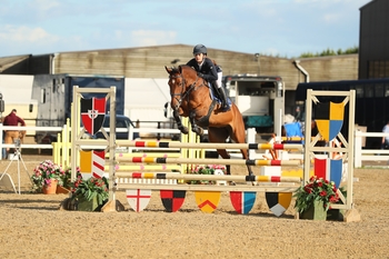 Olivia Sponer scoops the Blue Chip Pony Newcomers Second Round at Weston Lawns Equestrian Centre 