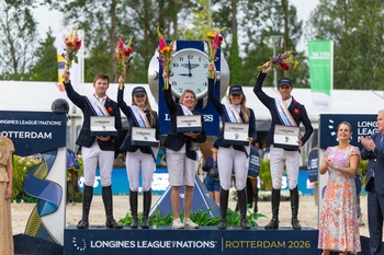 Great Britain’s Team Audevard fight for Longines League of Nations glory in a sensational Rotterdam showdown