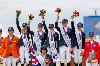 Golden Glory and Podium Success for Great Britain at the FEI Jumping European Championships for Young Riders, Juniors & Children