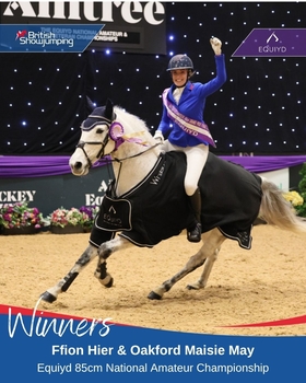Ffion Hier secures her third consecutive Equiyd 85cm National Amateur Championship 