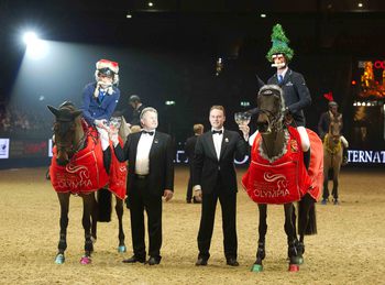 Scott Brash and Ben Maher team up to take Pairs Relay title at Olympia