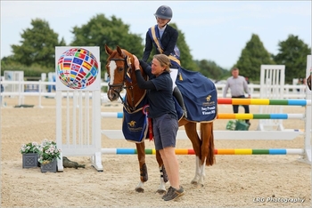 Lola Thulborn Does the Double with a win in the STX Pony Foxhunter Second Round at Coombelands Equestrian