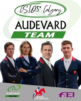 Great Britain’s Team Audevard take fourth place in the BMO Nations Cup at the Spruce Meadows Masters in Calgary