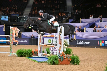 William Whitaker leads the way in Grandstand Welcome Stakes at HOYS