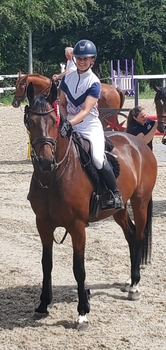A Polished Performance ensures Clare Diamond Wins the Nupafeed Senior Discovery Second Round at Dorset Showground