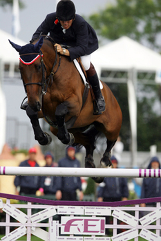 FUNNELL LANDS HICKSTEAD DERBY HATTRICK