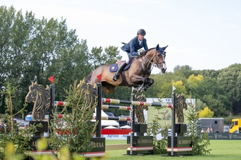 Ben Maher was matchless against the clock in the Unex Group Speed Classic