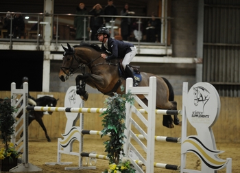 Jack Whitaker claims victory in the Winter Grand Prix at Science Supplements Onley Grounds Equestrian Complex Ltd