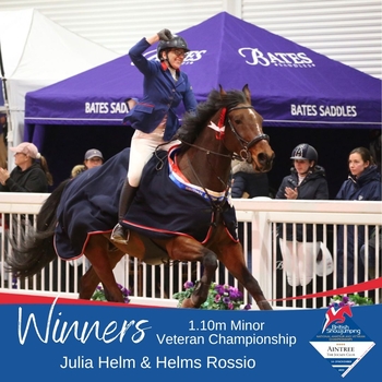 Julia Helm makes a winning return to the British Showjumping National Amateur Championships with Helms Rossio