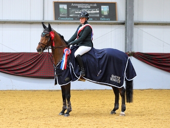 Kelly Connor & Armin Z win the Scottish Branch Grade C Championship at Scottish Horse of the Year Show 2026