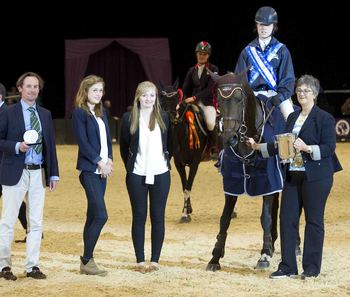 Lottie Tutt adds her name to the Blue Chip Pony Newcomers Championship roll of honour
