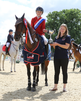 Madison Heath wins the National 138cm Championship Final