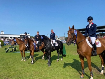 Brilliant Brits fight to take second place in the Longines FEI Jumping Nations Cup of Sweden Brilliant Brits fight to take second place in the Longines FEI Jumping Nations Cup of Sweden