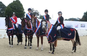 Llanidloes High School fly to the finish in the 80cm 'Just For Schools' National Championships