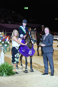 Nicole Lockhead Anderson wins The Stable Company HOYS 138cm Championship