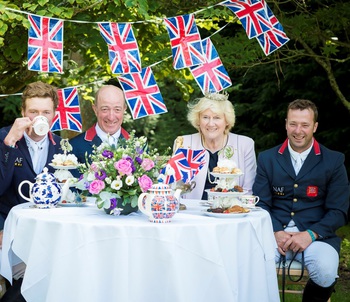 Showjumpers take tea with Hickstead royalty!