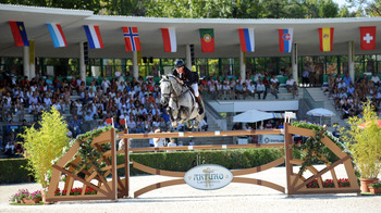 BRITS RETAIN THEIR STRONG POSITION AT THE END OF DAY TWO AT THE FEI EUROPEAN JUMPING CHAMPIONSHIPS