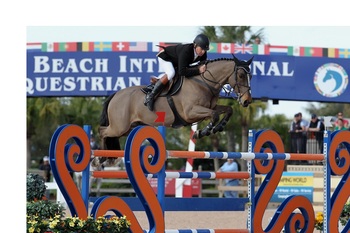 Warwickshire’s Nick Skelton comes out on top in Florida.