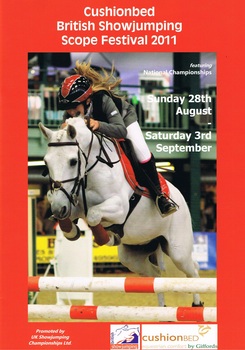 'Cushionbed British Showjumping Scope Festial 2011' Schedule 