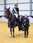 Eliza Dunlop & Cassi I win the Scottish Branch Take Your Own Line Championship at Scottish Horse of the Year Show 2026